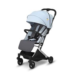 skiddoü Mikkeli Kinderbuggy inklapbaar, aluminium step, lichte reisbuggy, comfortabele kinderwagen buggy, kinderbuggy, inklapbaar, reisbuggy, buggy met ligfunctie, blauw