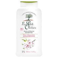 Le Petit Olivier - Galaretka prysznicowa - Kwiat migdałowca - Wyprodukowano we Francji - Butelka 500 ml