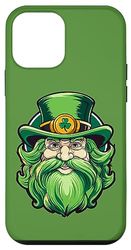 Carcasa para iPhone 12 mini Día De San Patricio Duende Con Sombrero De Copa Y Trébol De