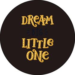 Bonateks, Round Digital Printed Mouse Pad, Non-Slip Base, for Office and Home, Diameter:22cm