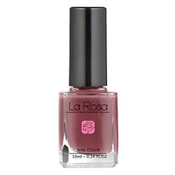 La Rosa - Nagellack 10 ml – nr 122 – venetiansk rosa, mörkrosa med en nyans av brun