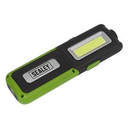 Sealey LED318G 5W COB + 3W LED Rechargeable Inspection Lamp Green + Power Bank