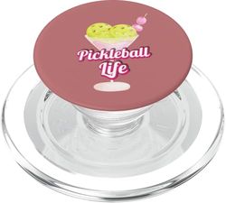 Pickleball Martini, amantes del pickleball, diversión para jugadores de pickleball PopSockets PopGrip para MagSafe