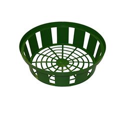 Xclou Panier à bulbes par lot de 3 - Bac à bulbes en plastique vert Ø 31 cm - Accessoire de plantation pour bulbes
