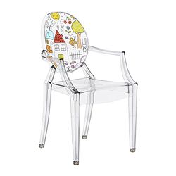 Kartell Lou Ghost Chaise,Plastique 2.7 x 37 x 63 cm