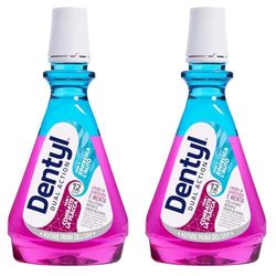 Dentyl Dual Action Collutorio 500 ml - Chiodi di Garofano e Menta- 1 pezzo (Confezione da 2)
