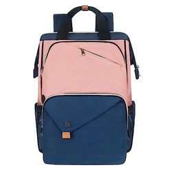 Mochila Hap Tim para ordenador portátil, mochila de viaje para mujeres, mochila de trabajo rosa (7651-BP)