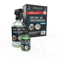 Greenpower Nettoyant vinyle et cuir synthétique pour bateau jusqu'à 3 litres - Doux pour les matériaux et pourtant puissant contre la saleté, nettoyant respectueux de l'environnement pour bateaux