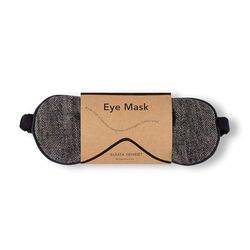 Sleep Eye Mask by Blästa Henriët in Merino/Herringbone Linen. Naturally Antibacterial, Breathable and Free from Chemicals