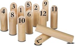 FORNOR Kubb-kegelspel, kleur (22977)