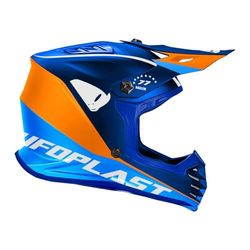 UFO PLAST BOY KOREY HELM BLAUW / ORANJE M