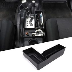 Fgtagtal Caja de almacenamiento para palanca de cambios compatible con Toyota FJ Cruiser 2007-2021, organizador de bandeja lateral de consola de cambio de marchas, crea espacio de almacenamiento