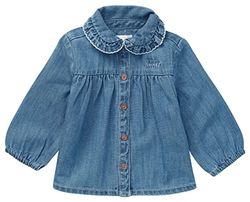 Noppies Baby Baby-meisje meisje blouse aberdeen blouse, Medium Wash - P534, 80 cm