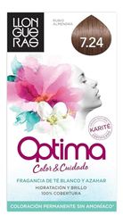 Llongueras Tintura per Capelli, Optima Hair Colour, 200 gr, 7.24-Almond Blond