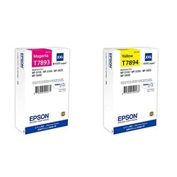 Epson C13T789340 Cartuccia, Magenta & C13T789440 Cartuccia, Giallo