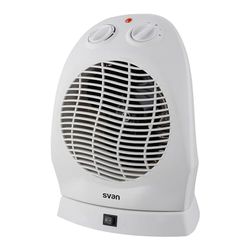 Svan SCEV2001V Elektrische convector, energiebesparend, wit, 2000 W, 3 standen, turbofunctie, regelbare thermostaat, verwarmingsweerstand