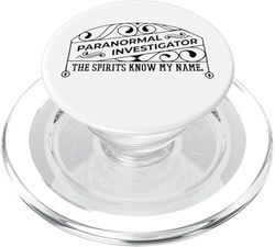 Paranormal Funny - Investigador paranormal que los espíritus saben PopSockets PopGrip para MagSafe