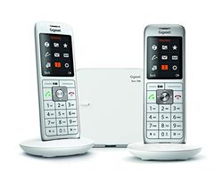 Gigaset CL660 Duo - Téléphone Fixe Sans Fil - 2 Combinés - Blanc [Version Française]