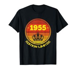 Compleanno Regalo Retro Vintage 1955 Vintage Vintage 1955 Umorismo Maglietta