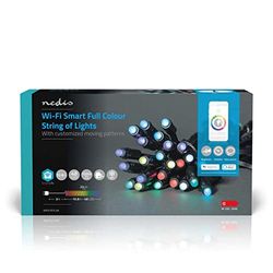 Nedis SmartLife Wi-Fi decoratieve LED-feestverlichting - 10,8m - 48 LED's / full-color