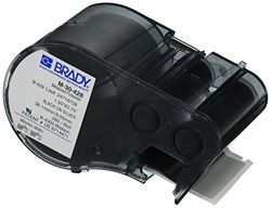 Brady M-30-428 Polyester B-428 Zwart op Zilver Label Maker Cartridge, 3/4" Breedte x 1-1/2" Hoogte, Voor BMP51/BMP53 Printers