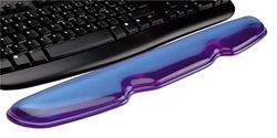 Roline Wrist Rest f/Keyboard, Silicone, Blue poggiapolso Blu