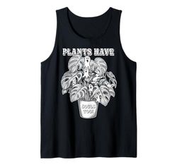Cute Ghost Plant Monstera Aesthetic Cottagecore Tank Top