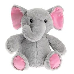 PELUCHO - Peluche Elefante dell'acqua calda - Made in France - Lavanda e grano - Calore - Benessere - Morbidezza - Borsa dell'acqua calda secca - Borsa dell'acqua calda per bambini - Borsa dell'acqua