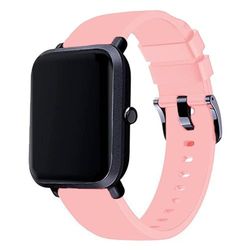 COOL SMARTPHONES & TABLETS ACCESSORIES Cinturino universale 20 mm Amazfit Bip/GTS/Bip Lite/Huawei/Samsung/Oslo Gomma Rosa, Standard (8434847025575)