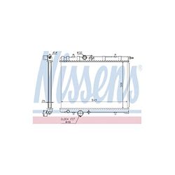 Nissens 63697 Radiator, engine cooling