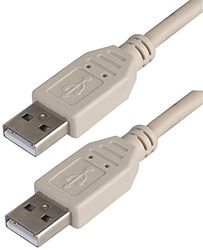 Pro Signal PSG91428 USB 2.0 A hane till en hane kabel, 1 m, grå