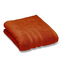 Catherine Lansfield Cotton, Terracotta, Face Cloth Pair