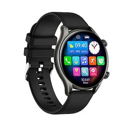 smartwatch myPhone Watch EL impermeabile, elegante, sportivo, robusto, nero, con grande batteria fino a 10 giorni