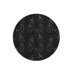 Questo Casa, Round Digital Printed Mouse Pad, Non-Slip Base, for Office and Home, Diameter:22cm