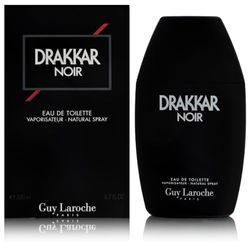 Guy Laroche Drakkar Noir Eau de Toilette, Perfume para Hombre, Fragancia Aromática y Amaderada para Hombre, Con Musgo, Pachuli y Bálsamo de Abeto, 200ml