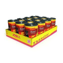 JosiDog Beef in Sauce (12 x 415 g) | Adult | Comida húmeda Premium para Perros Adultos | con Ternera en Salsa con Vitamina D3 y E | Powered by Josera | Comida para Perros húmeda | alimento Completo