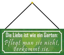 Schatzmix Tin-Plate Sign Wall Plaque, Sheet metal, Multicoloured, 27x10 cm