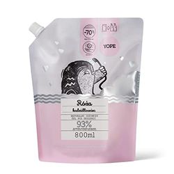 YOPE Gel doccia naturale rosa e incenso complemento 800 ml