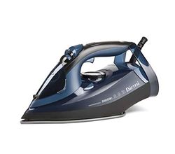 Girmi ST6204 Stoomstrijkijzer, 2800 W, stoomstoot 140 g, tank 380 ml, roestvrijstalen plaat met knoopsluiting, droog en stoomstrijken, ook verticaal