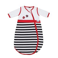 Gesslein 770109 babyslaapzak Bubou, wit, rood