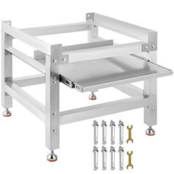 VEVOR - Soporte para lavadora de aleación de aluminio, base para lavadora (capacidad de 136 kg, base para lavadora estable, soporte para lavadora con bandeja base, lavadora)