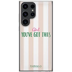 ERT GROUP etui na telefon Samsung S23 ULTRA, case oryginalny i oficjalnie licencjonowany przez Babaco, wzór Positive vibes 004, optymalnie dopasowane, plecki z TPU
