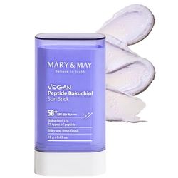 MARY & MAY Vegan Peptide Bakuchiol Sun Stick SPF50+ PA++++ (18 g)