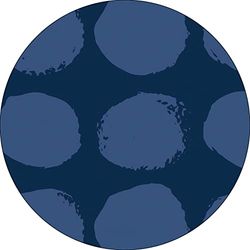 Bonateks, Round Digital Printed Mouse Pad, Non-Slip Base, for Office and Home, Diameter:22cm