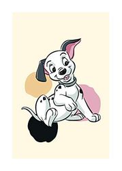 Disney väggmålning från Komar | 101 dalmatiner prickar | barnrum, babyrum, dekoration, konsttryck | Storlek 50 x 70 cm (bredd x höjd) | utan ram | WB005-50x70