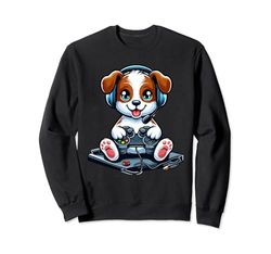 Gamer Dog Gaming Perros Videojuego Sudadera