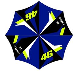 Valentino Rossi Paraply VR46 WRT LINE, unisex, flerfärgad, en storlek, Flerfärgad, One Size, Klassiskt