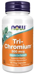 Now Foods – Tri-Chromium 500mcg | Supports Healthy Blood Sugar & Metabolism – 90 Vcaps