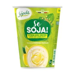 Yogur de soja goût citron 400 g. BIO VEGAN