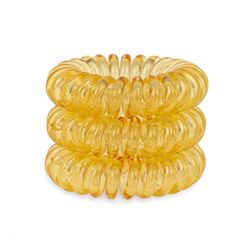 Sunflower Yellow SpiraBobble | Fasce per capelli da donna - Set di 6 elastici per capelli | Elastico per capelli resistente | Anello a spirale per coda di cavallo